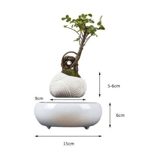 Floating Ceramic Plant Pot - Image 4