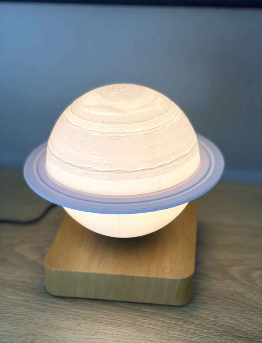 Floating Saturn Moon LED Lamp - Image 2