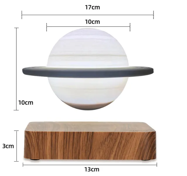Floating Saturn Moon LED Lamp - Image 11